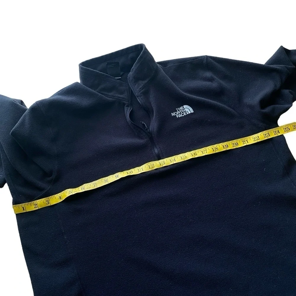 The North Face Men’s Black Fleece Quarter Zip Pullover Size XL